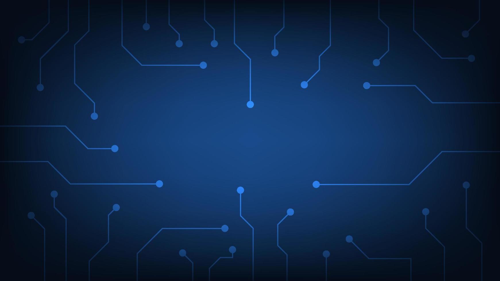 hi-tech-digital-circuit-board-futuristic-ai-pad-and-electrical-lines-connected-on-blue-lighting-background-vector